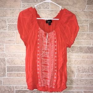 ✅iz Byer Short Sleeve Blouse